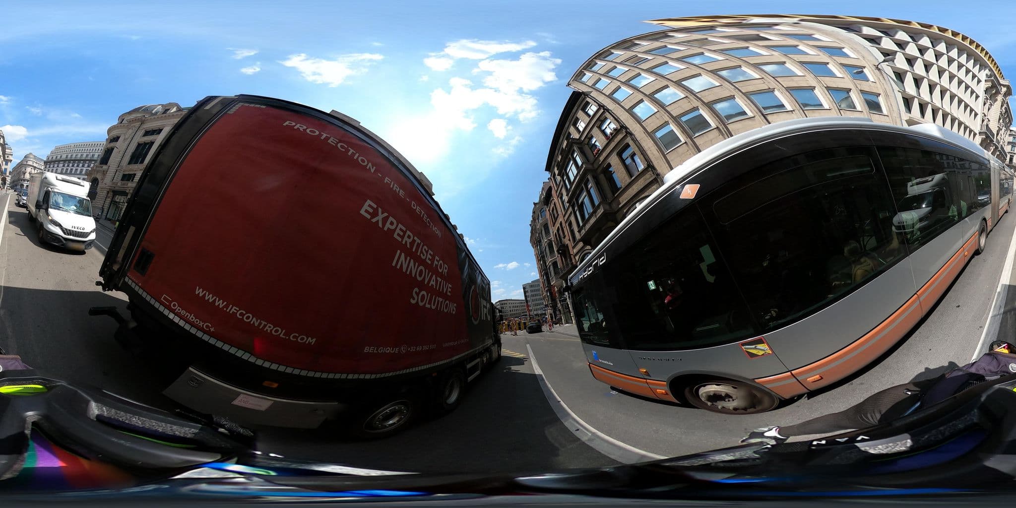 Street view near Pillows City Hotel Brussels Centre, Brussels — © Stefdegreef (CC BY-SA · Mapillary)