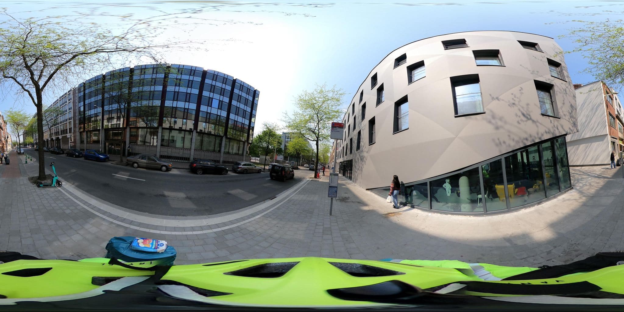 Street view near Meininger Hotel, Anderlecht — © Stefdegreef (CC BY-SA · Mapillary)