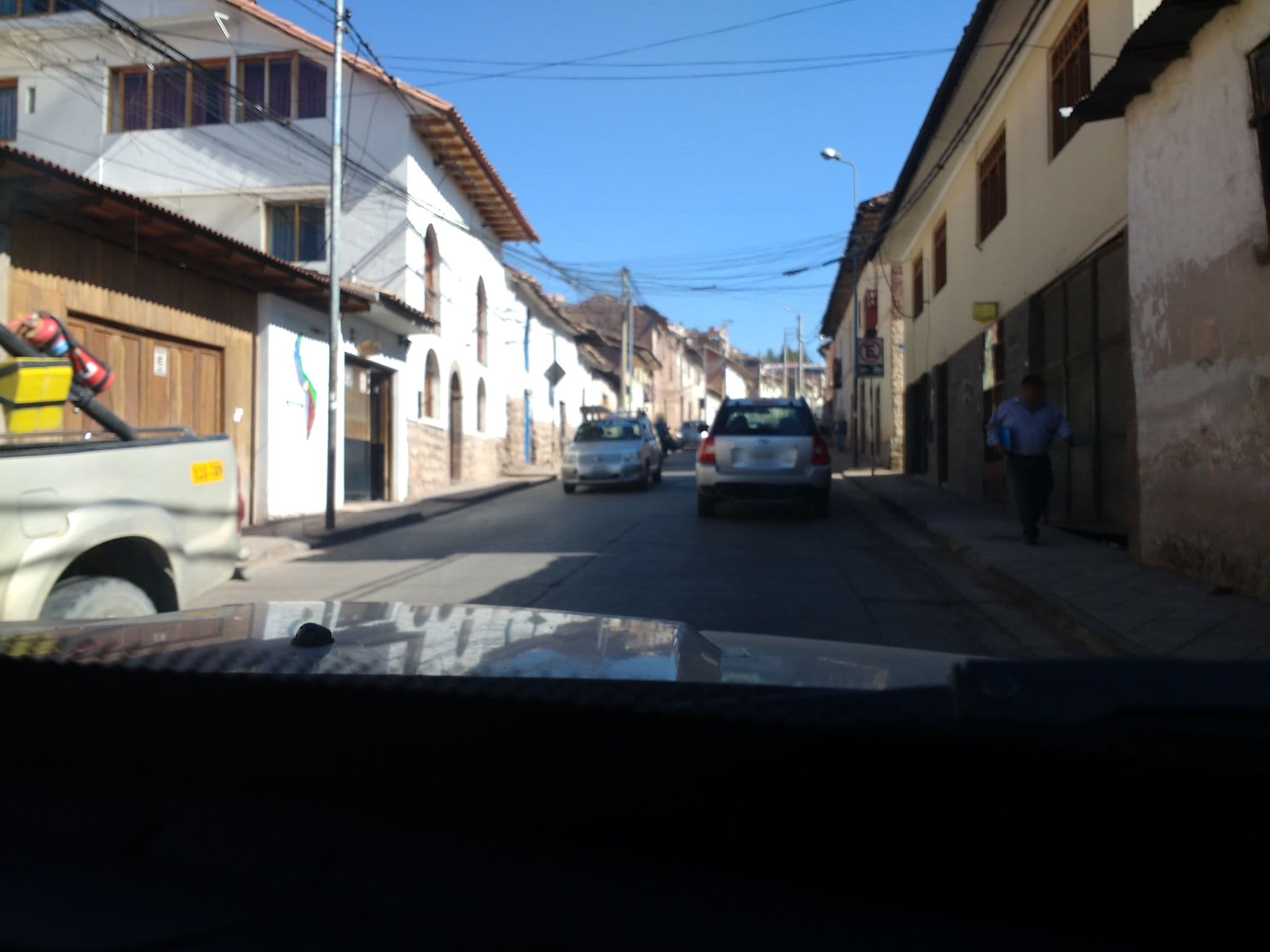 Street view near Mirador de Santa Ana, Santiago