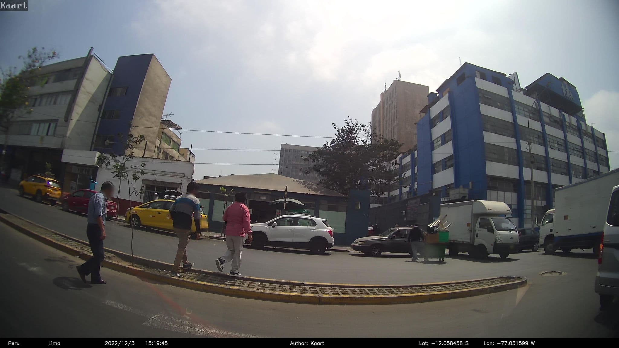 Street view near Civa Hostal, Lima — © kaart_2 (CC BY-SA · Mapillary)