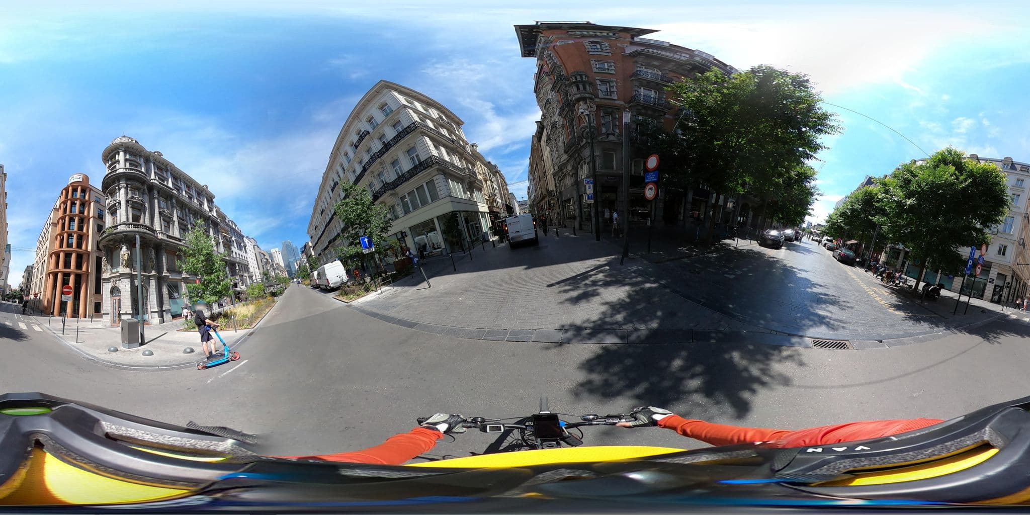 Street view near NH Collection Brussels Centre, Brussels — © Stefdegreef (CC BY-SA · Mapillary)