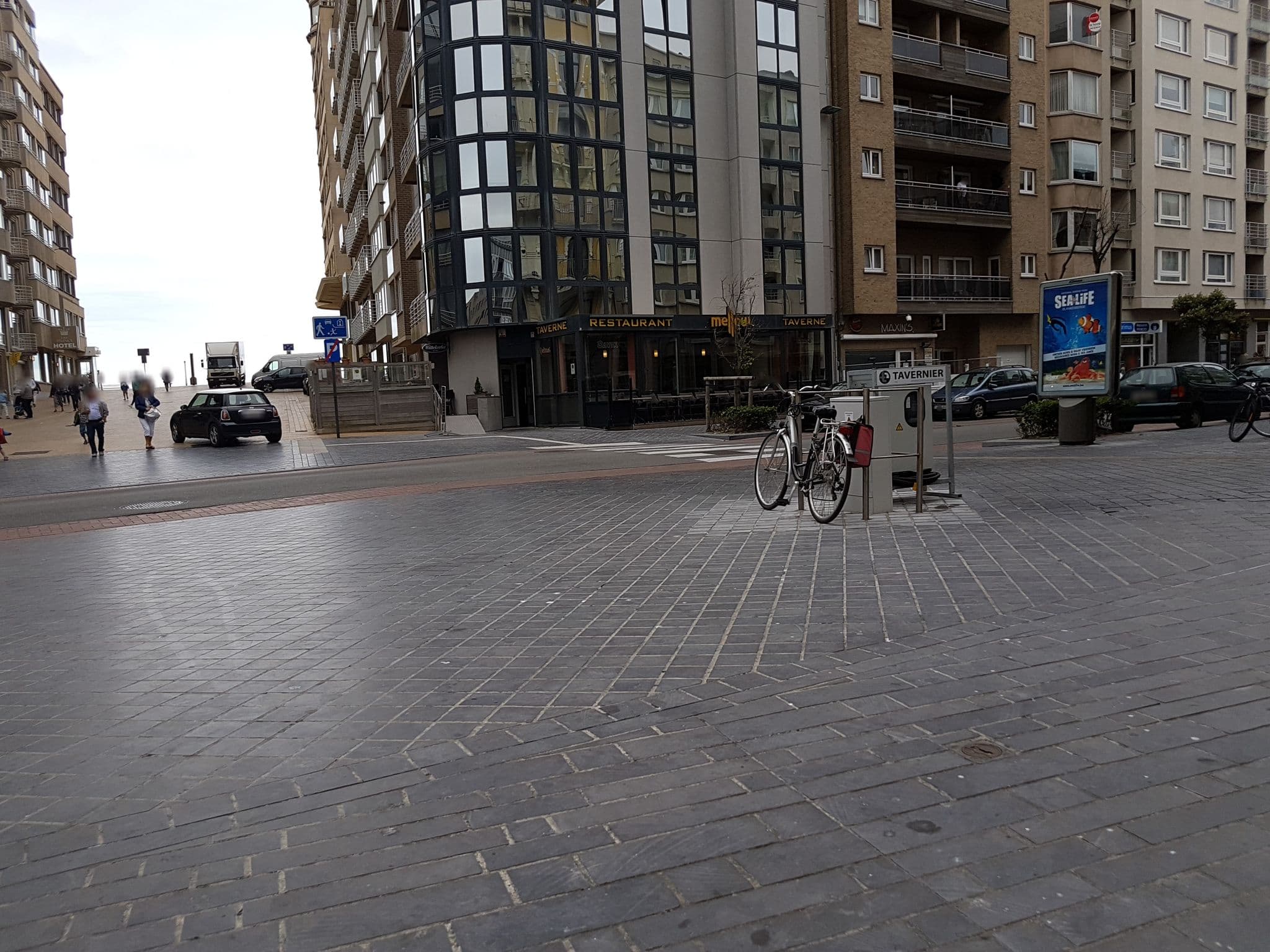 Street view near Hotel New Astoria**, Ostend — © filipc (CC BY-SA · Mapillary)