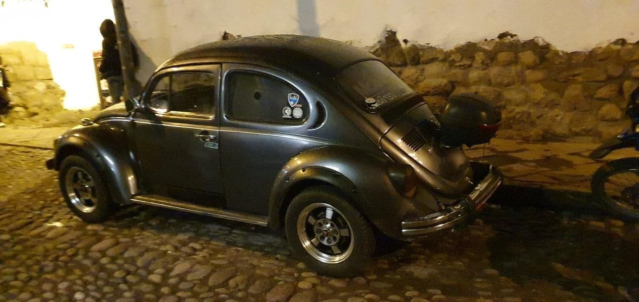 Street view near El Procurador, Santiago