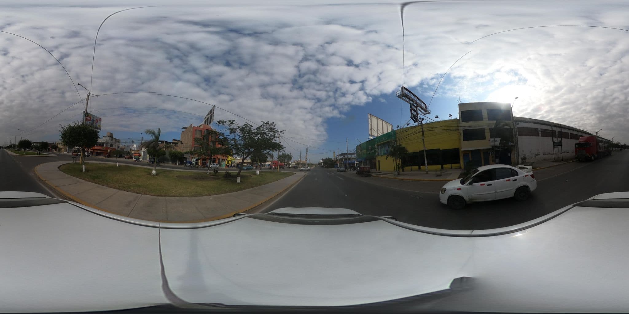 Street view near Hostal Mochica, Lambayeque — © kaart_2 (CC BY-SA · Mapillary)