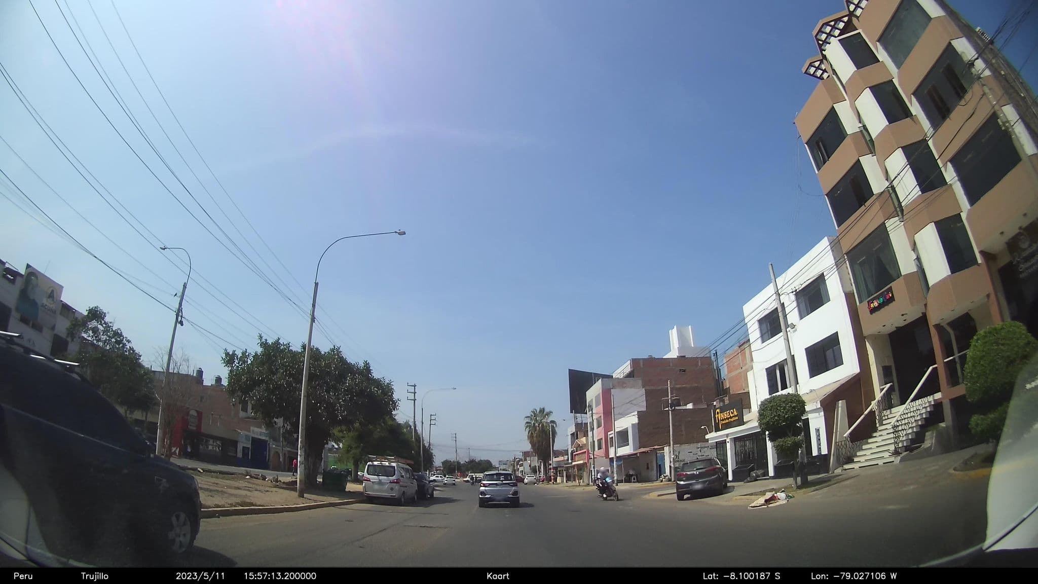 Street view near Hostal Maryed, Trujillo