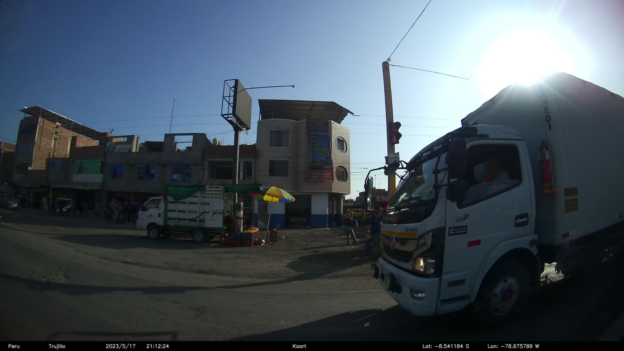 Street view near Hostal Yamila, Virú — © kaart_2 (CC BY-SA · Mapillary)
