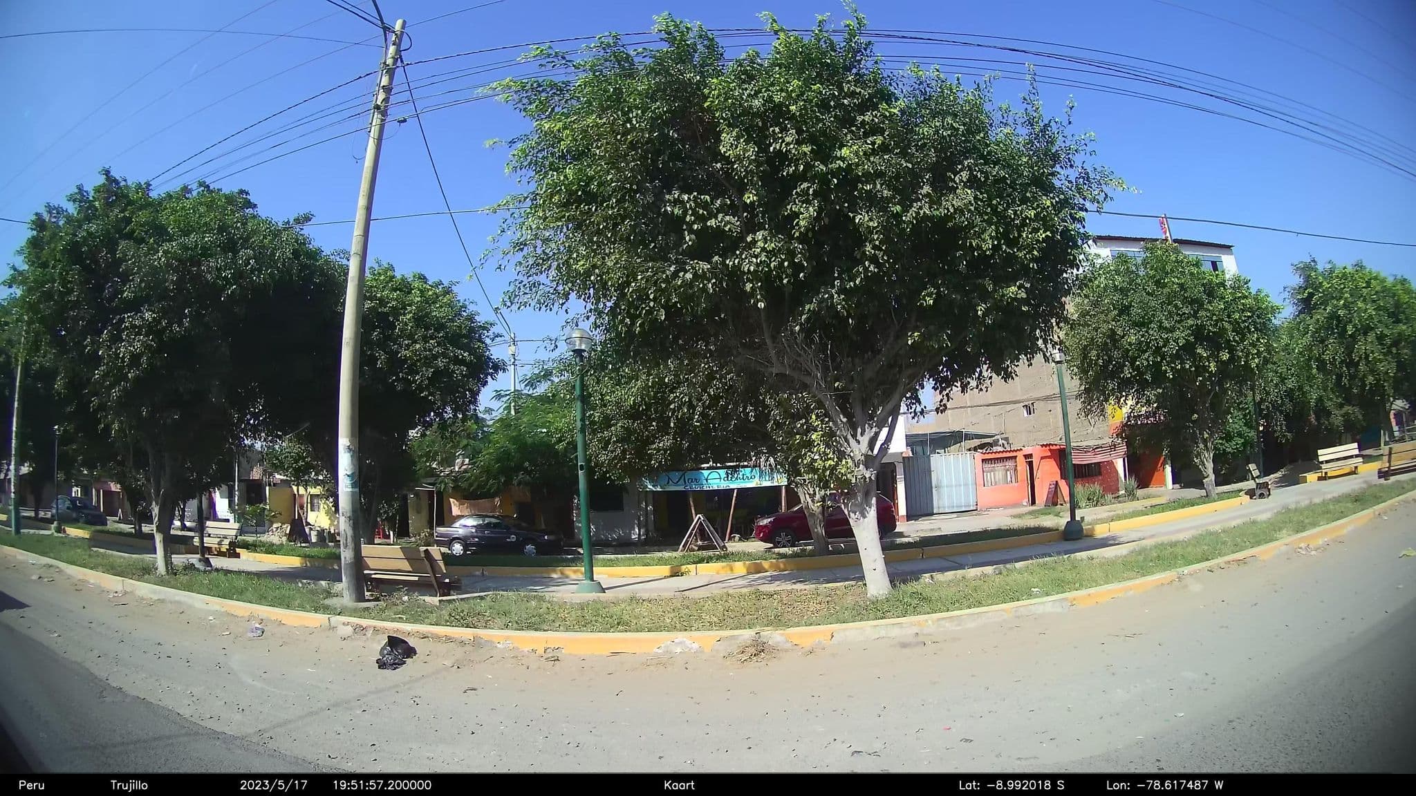 Street view near Romance Hostal, Puerto Santa — © kaart_2 (CC BY-SA · Mapillary)