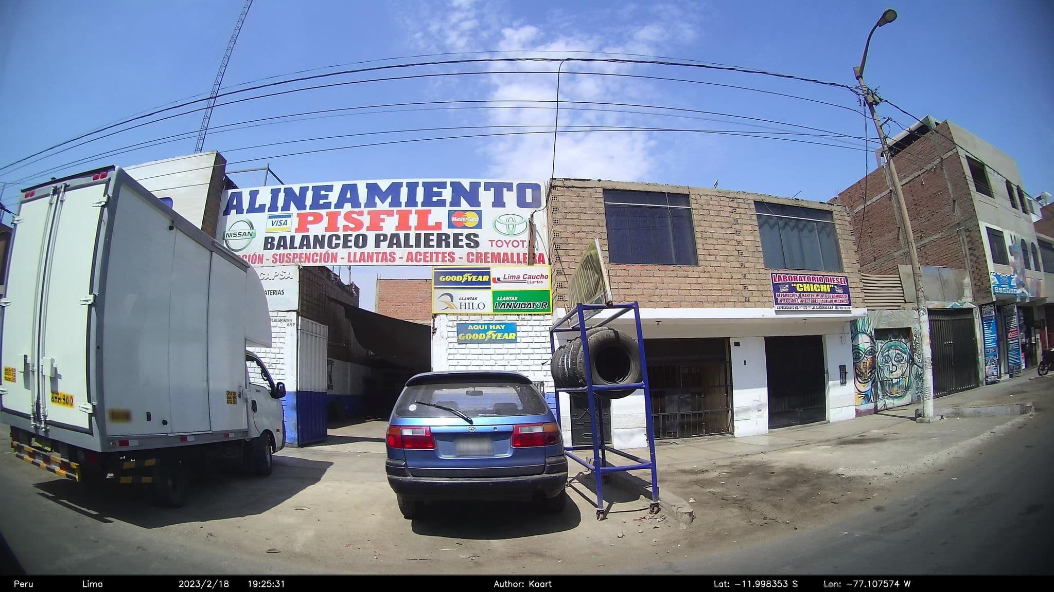 Street view near Tierras Viajeras Hostel Cultural, Carmen De La Legua Reynoso — © kaart_2 (CC BY-SA · Mapillary)