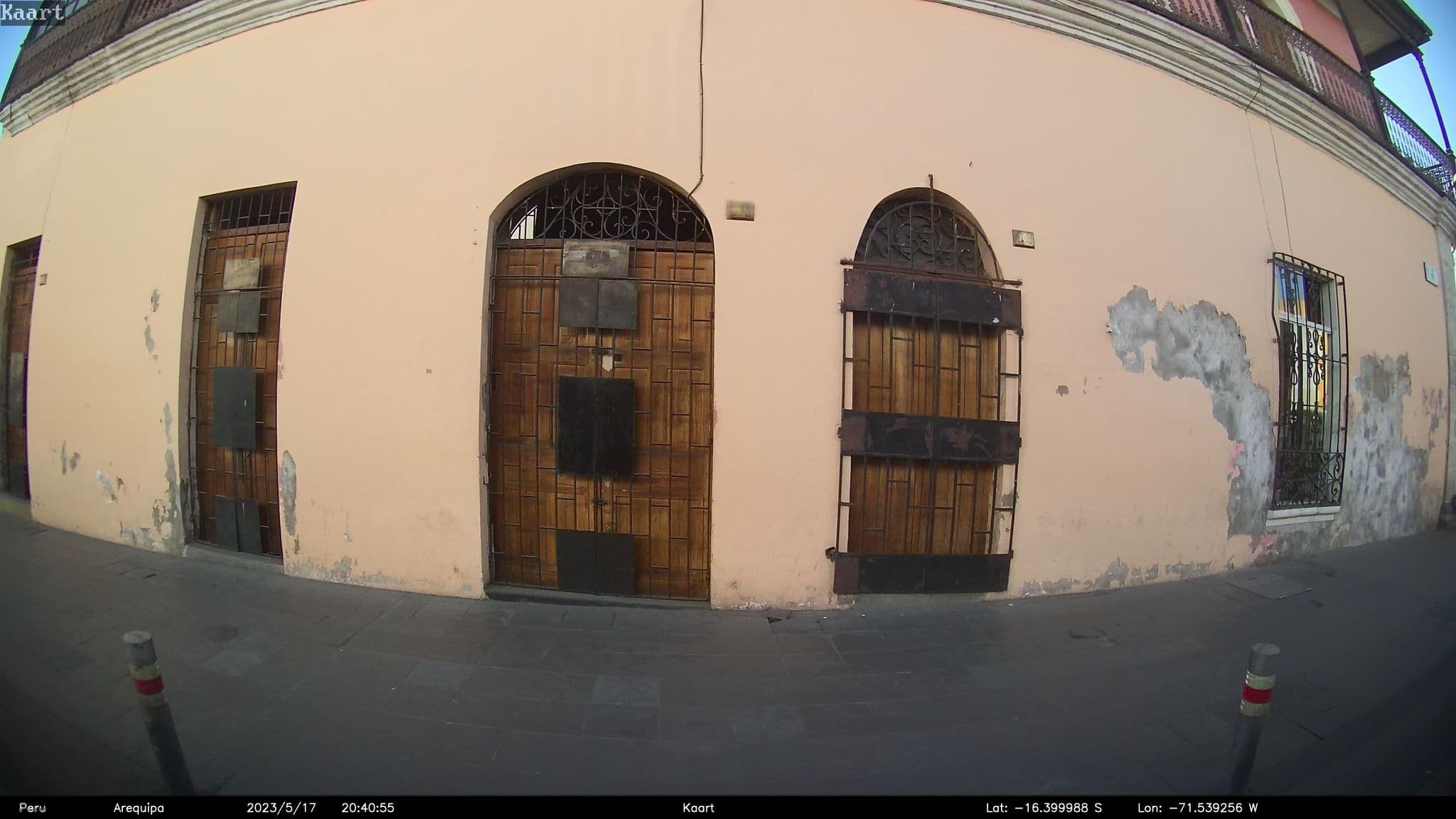 Street view near Hostal backpackers wayracolca, Arequipa