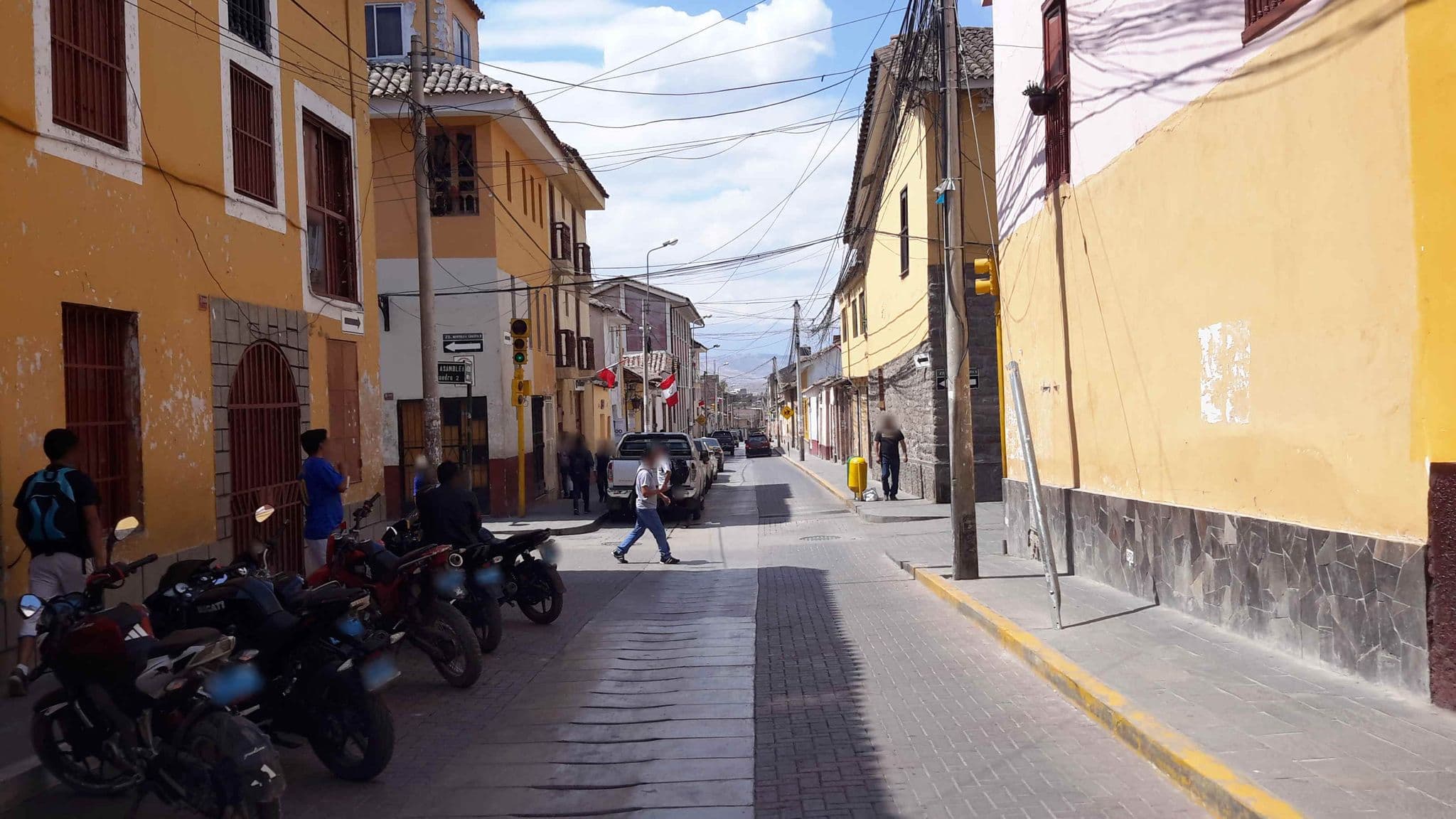 Street view near Hospedaje Imperial, Ayacucho — © ediyess (CC BY-SA · Mapillary)