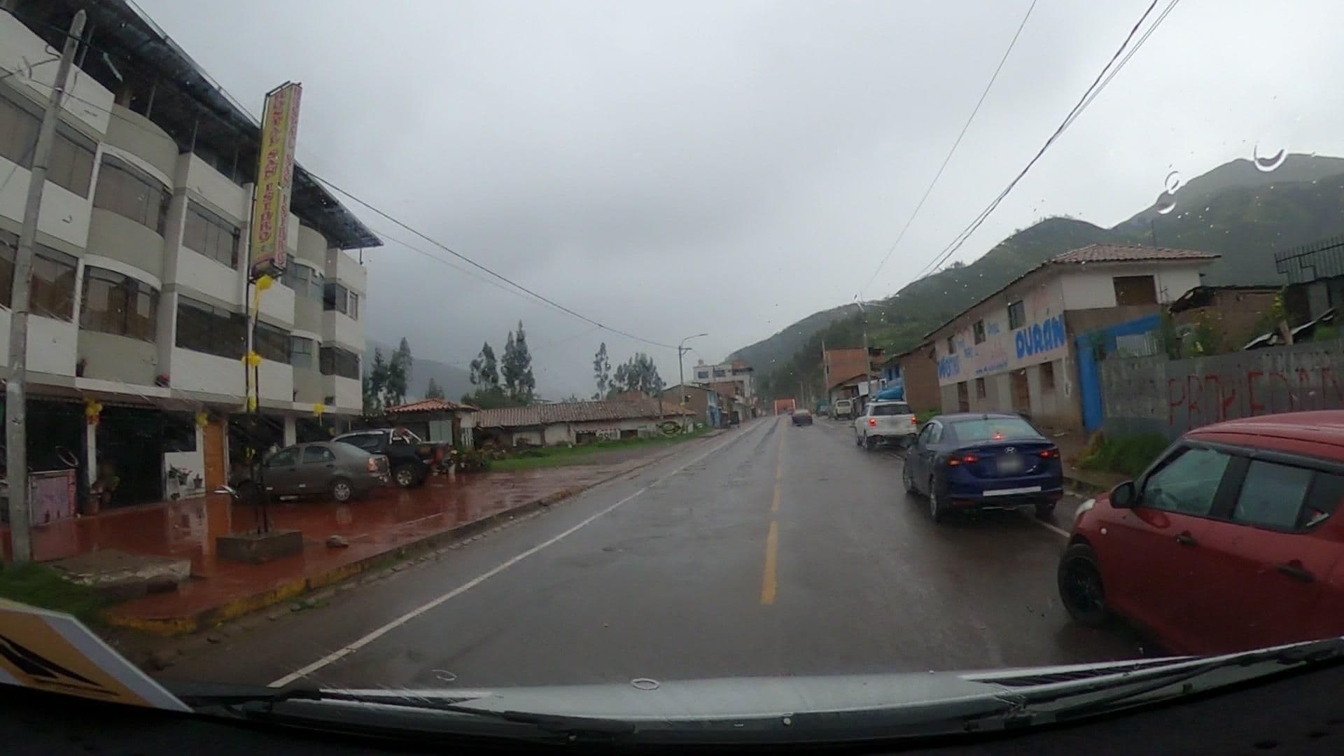 Street view near Hostal San Isidro, Checacupe — © jaderbavaresco (CC BY-SA · Mapillary)