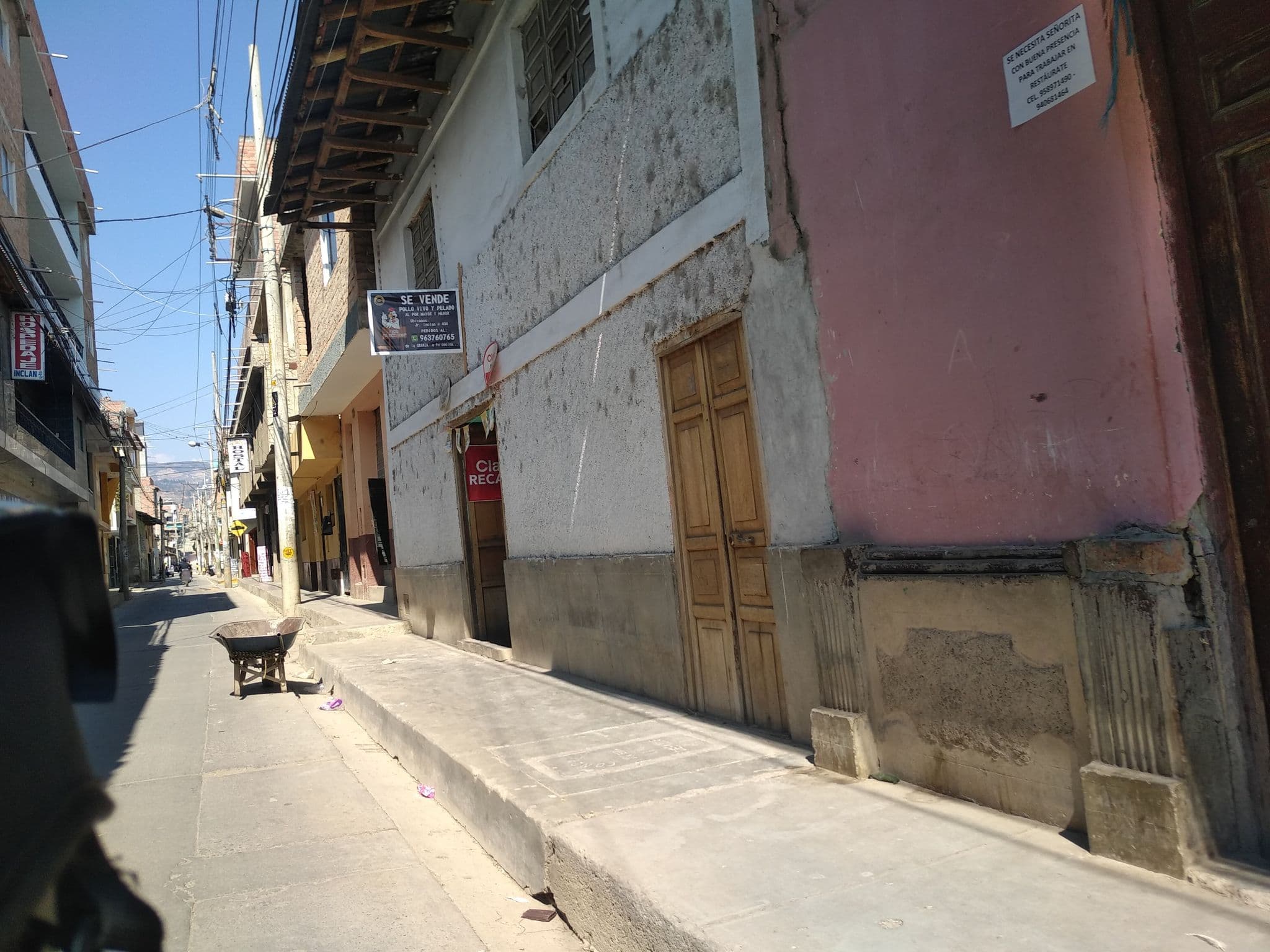Street view near Inclan 449, Cajabamba — © nomadmapper (CC BY-SA · Mapillary)