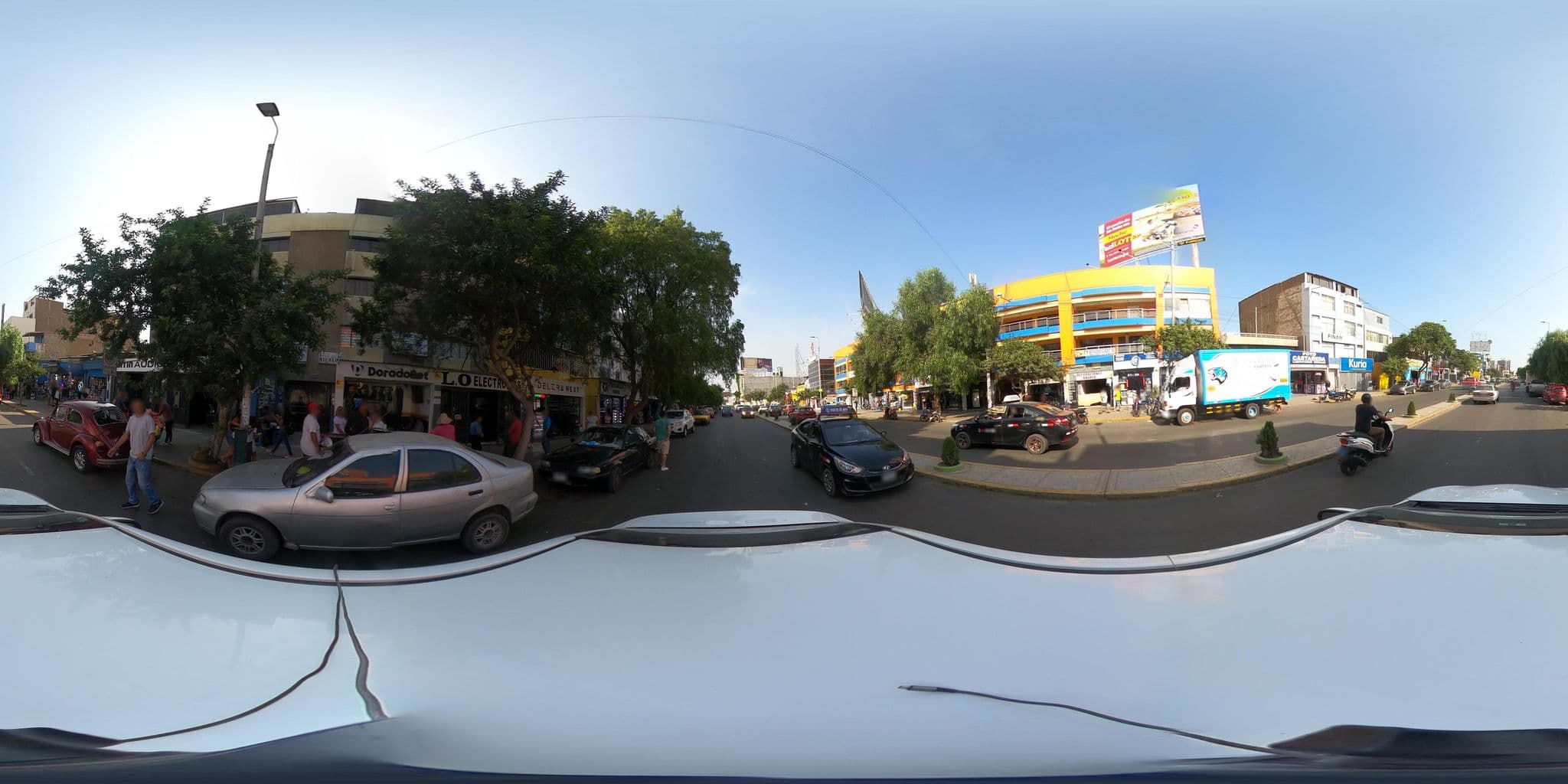 Street view near Hospedaje Milan, Trujillo — © kaart_2 (CC BY-SA · Mapillary)
