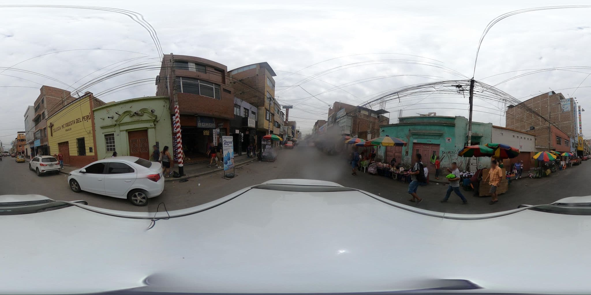 Street view near Hostal Atahualpa, Trujillo