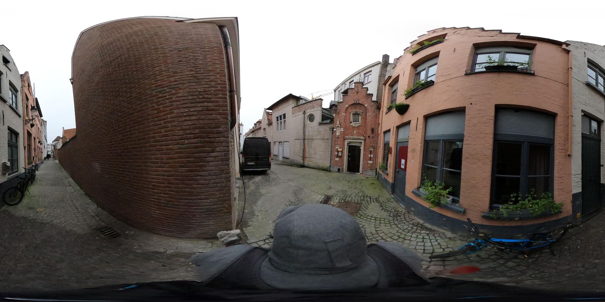 Street view near Hostel Lybeer Bruges, Brugge — © imaginaire (CC BY-SA · Mapillary)