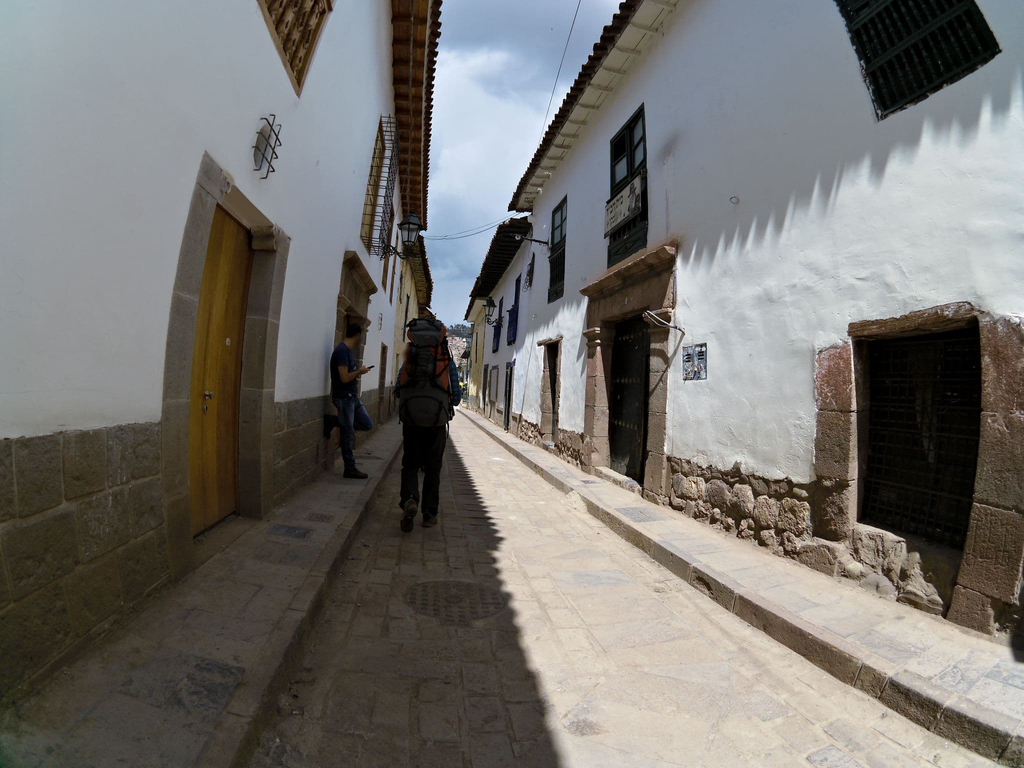 Street view near Cusco hostel, Santiago