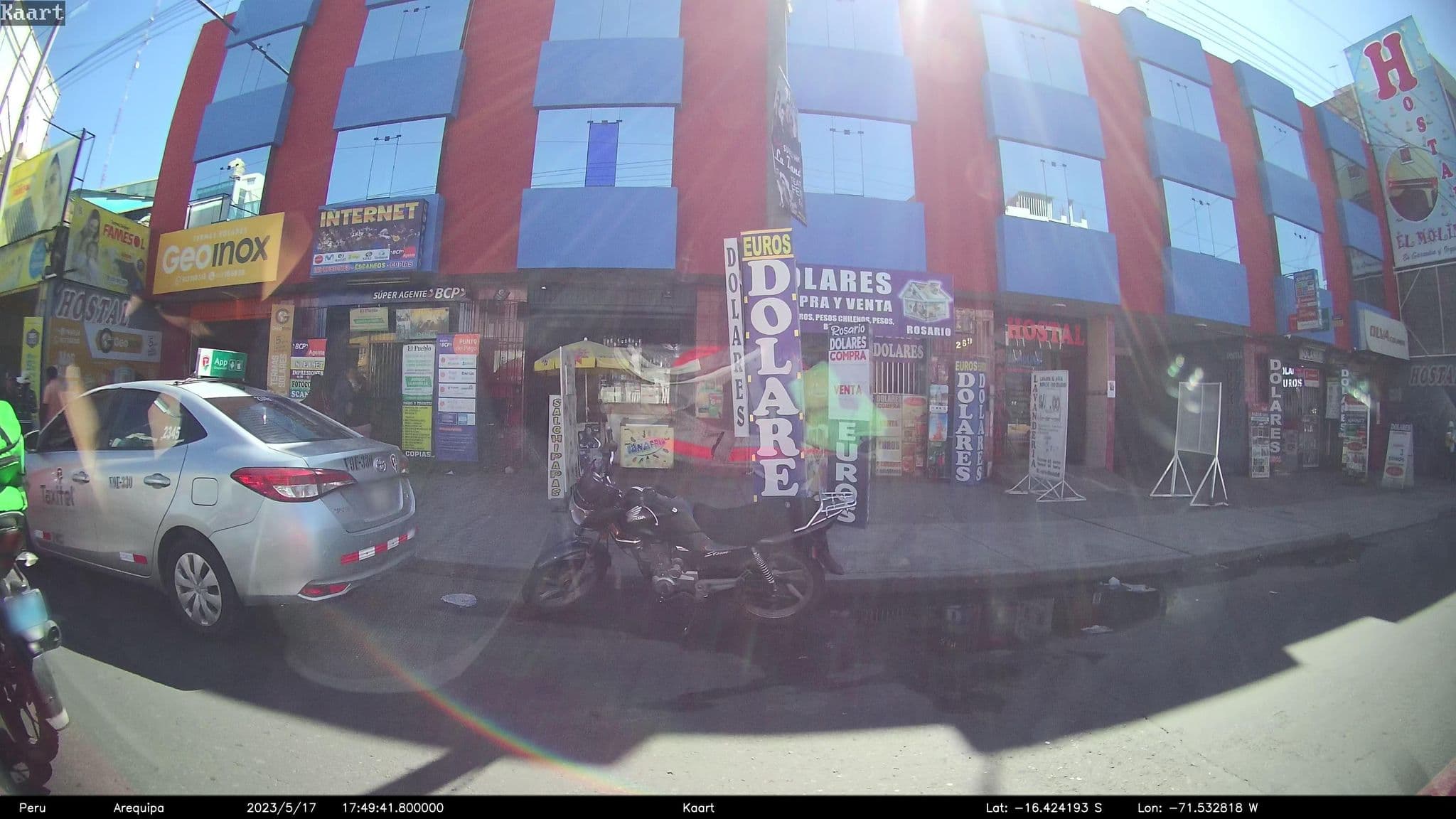 Street view near Hostal El Molino, Ciudad Satelite — © kaart_2 (CC BY-SA · Mapillary)