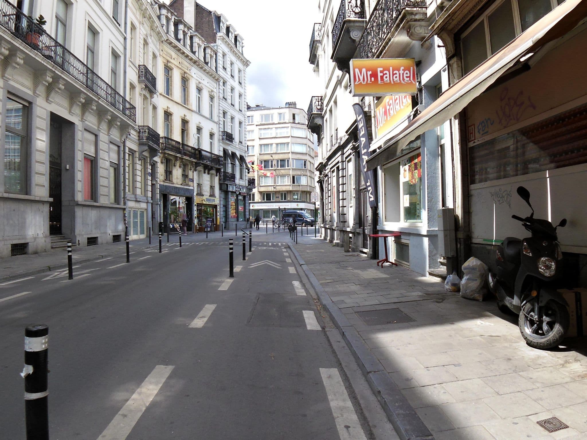 Street view near Downtown-BXL, Brussels — © thierry1030 (CC BY-SA · Mapillary)