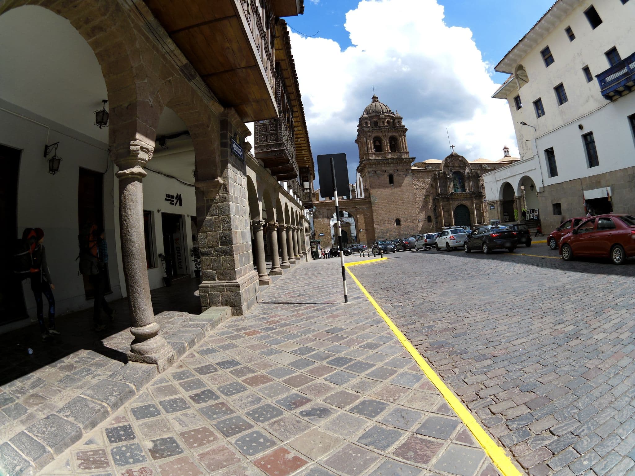 Street view near Casa Andina Standard Cusco Plaza, Santiago — © jlevente (CC BY-SA · Mapillary)