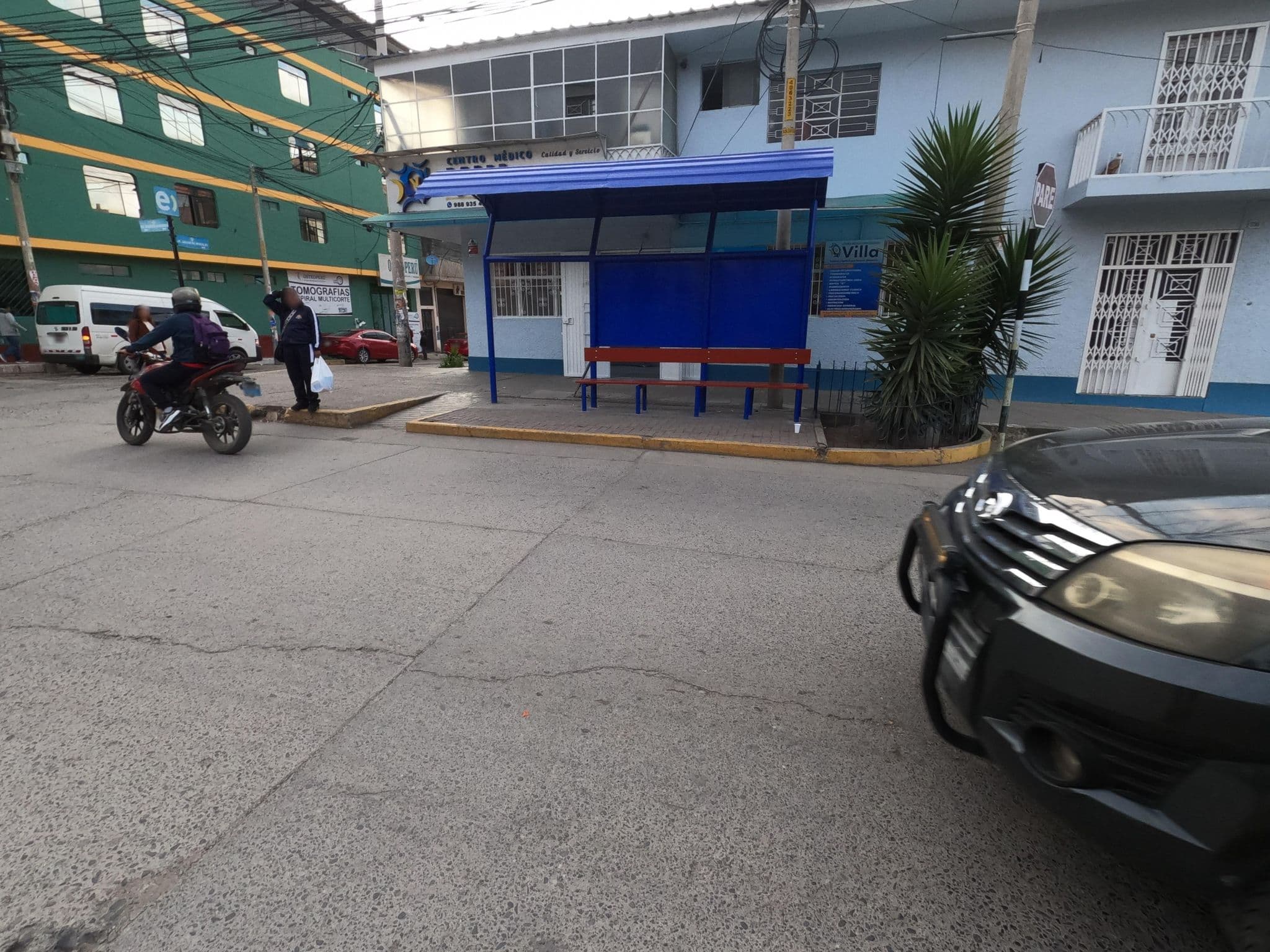 Street view near Hotel Rodriguez, Huaraz