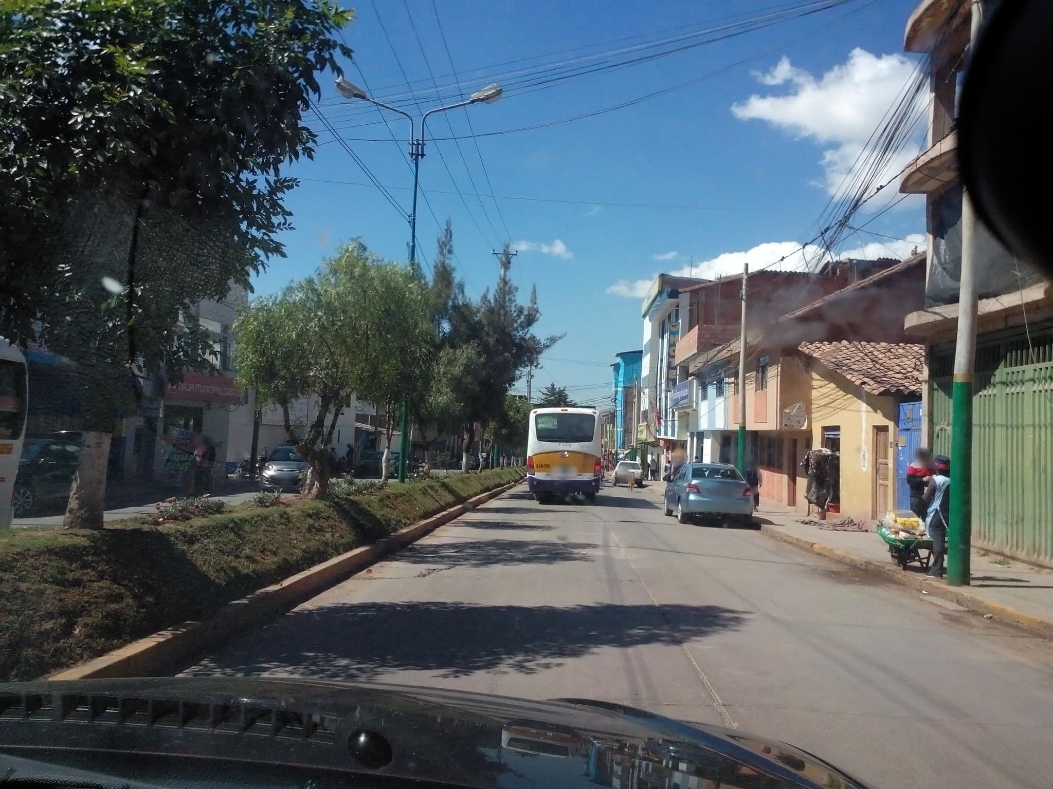 Street view near Hospedaje Piscis, Santiago