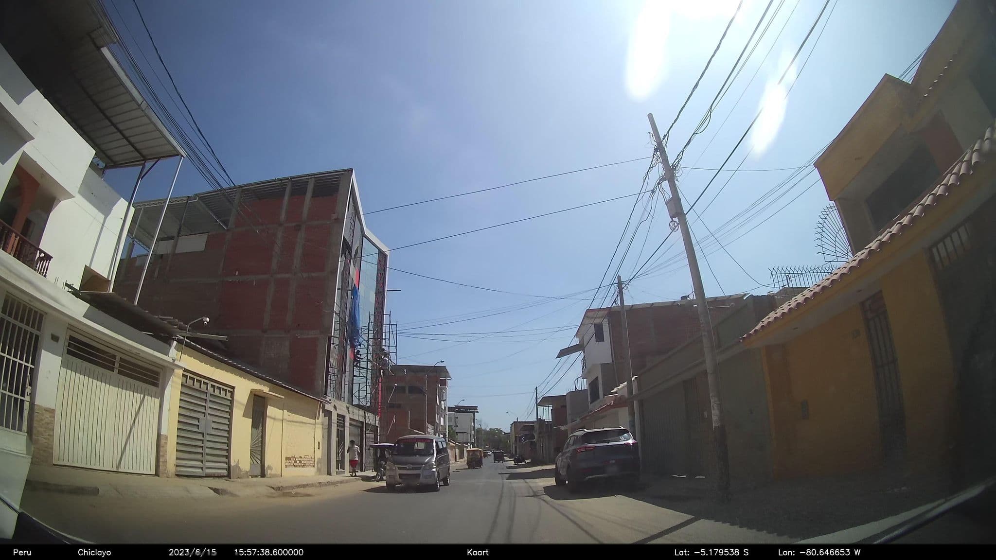 Street view near Hospedaje El Chino, Piura — © kaart_2 (CC BY-SA · Mapillary)