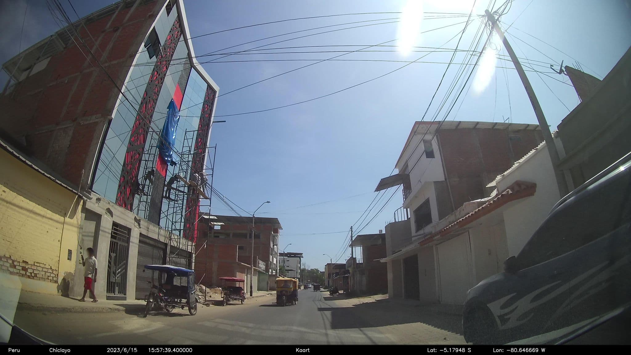 Street view near Hospedaje Tentación, Piura — © kaart_2 (CC BY-SA · Mapillary)