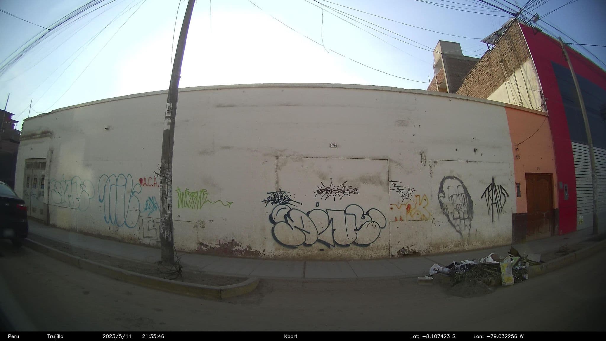 Street view near Hostal Aypa, Trujillo
