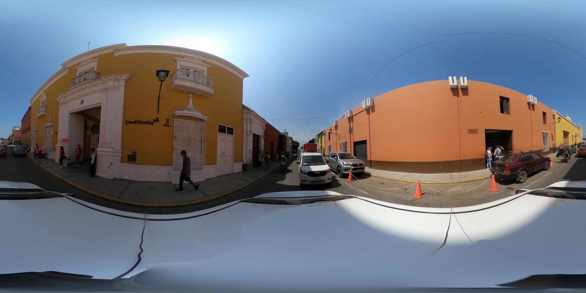 Street view near Tía Luz Marina, Trujillo