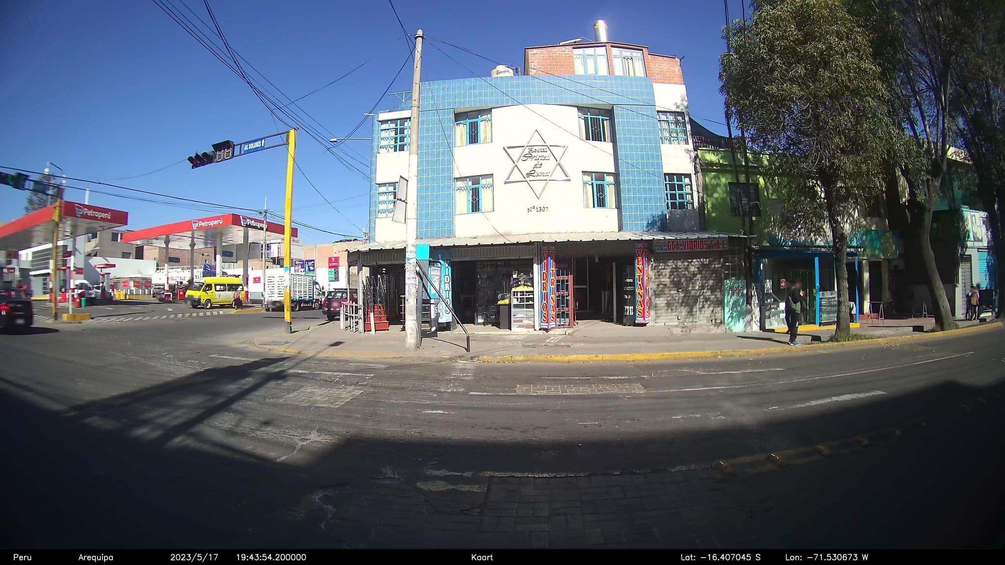 Street view near Hostal Cristal de Luna, Arequipa