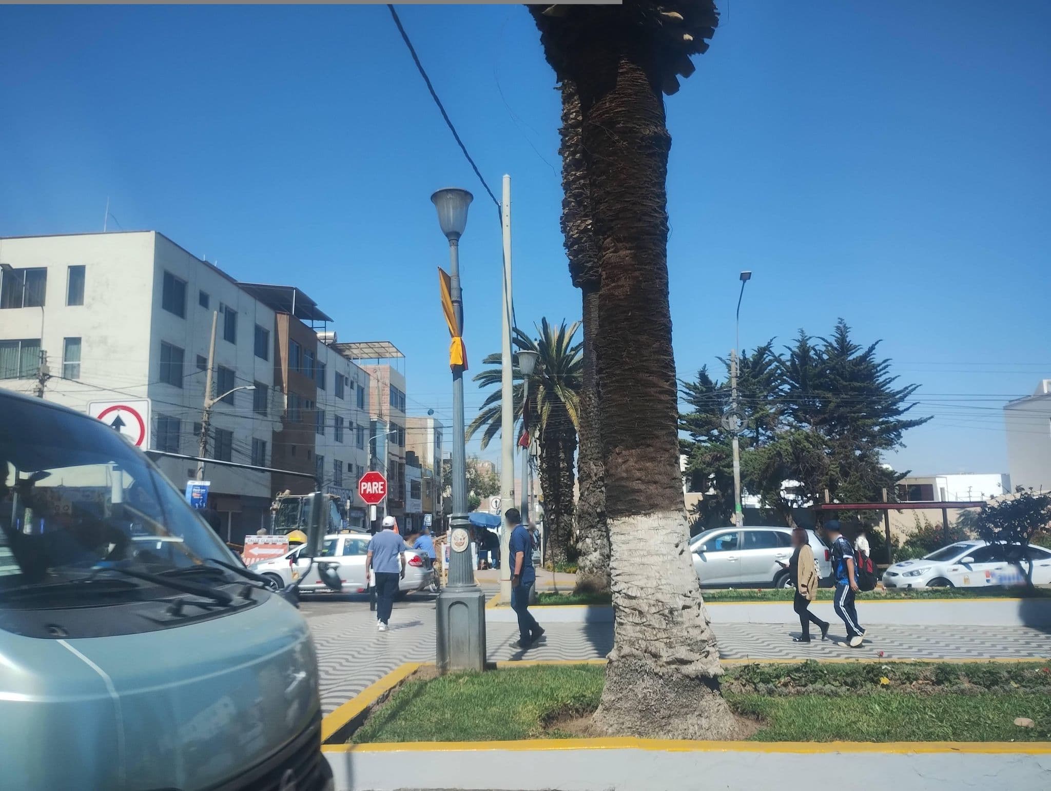 Street view near Hostal Miller, Tacna