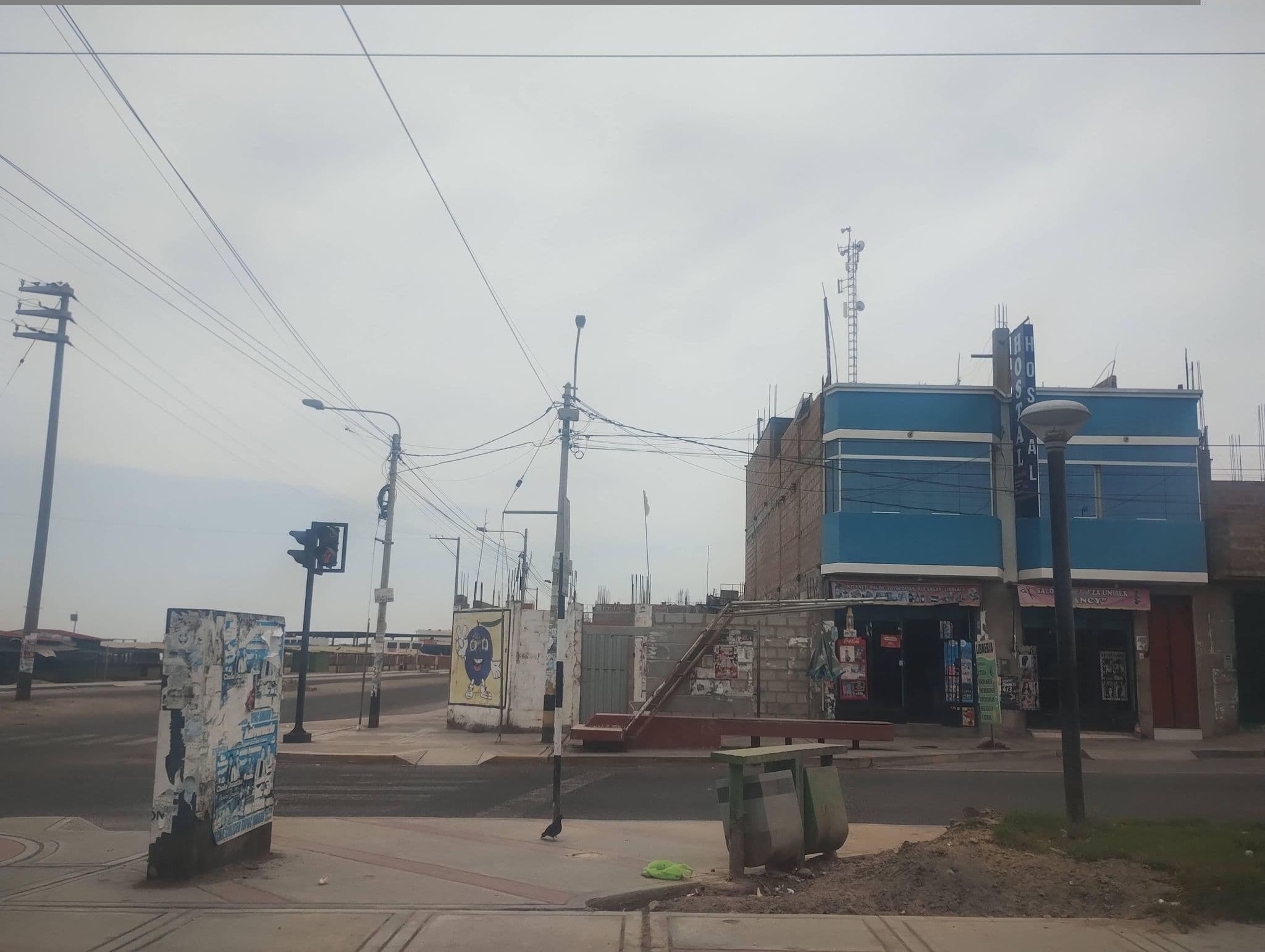 Street view near Hostal Aventura, Tacna