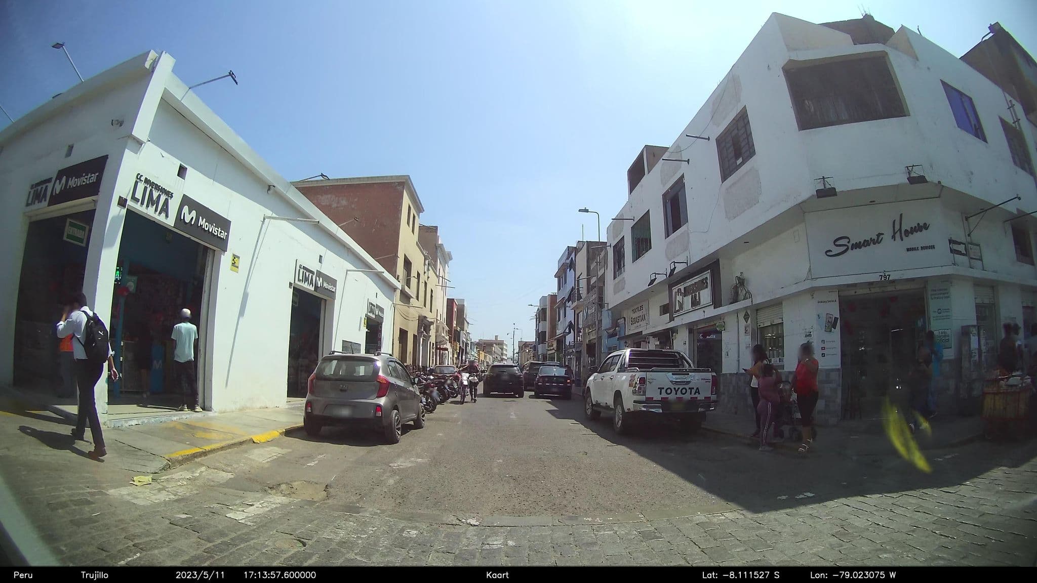 Street view near Hostal Virrey & Tours, Trujillo