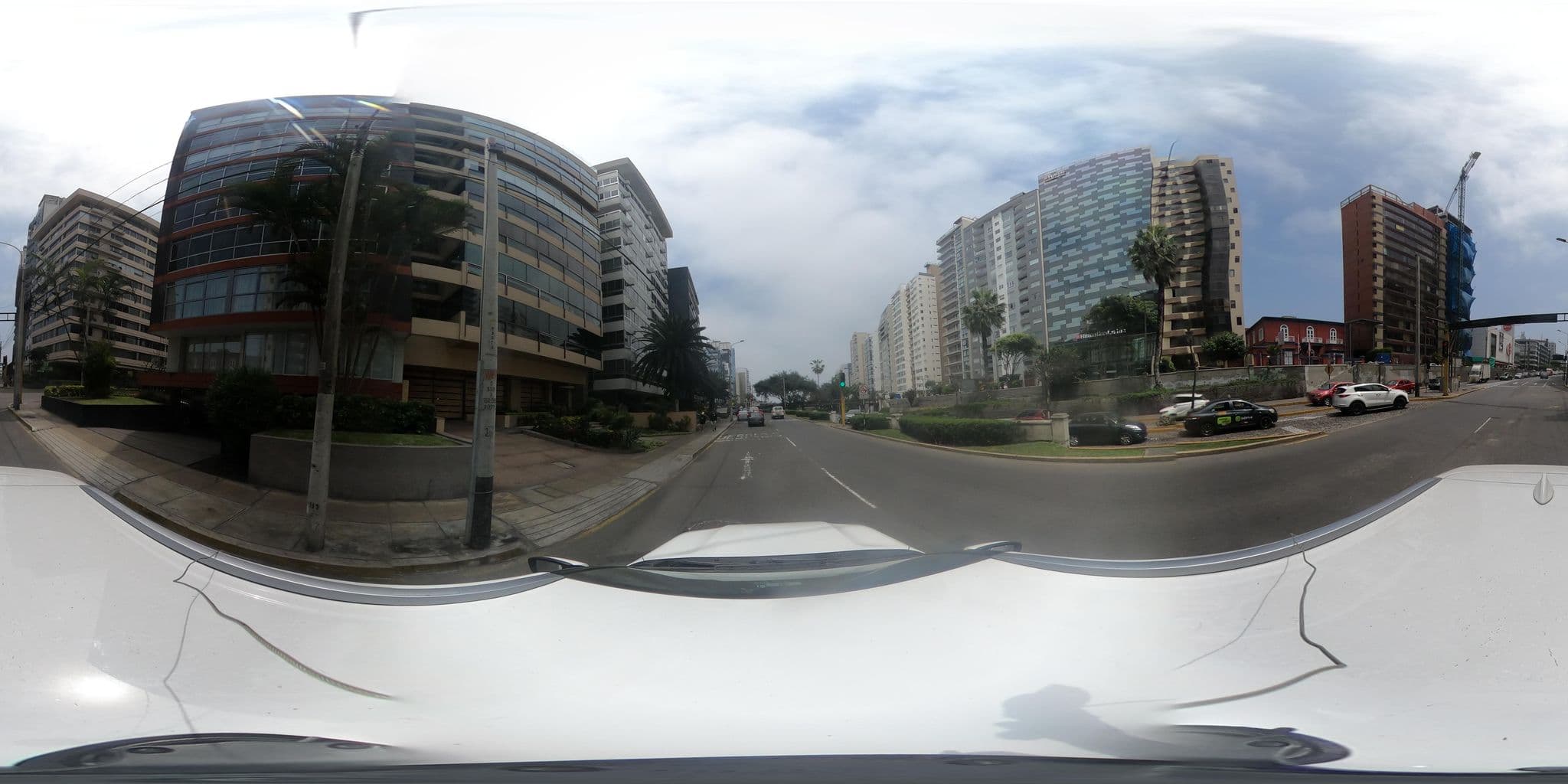 Street view near Hilton Garden Inn, Miraflores