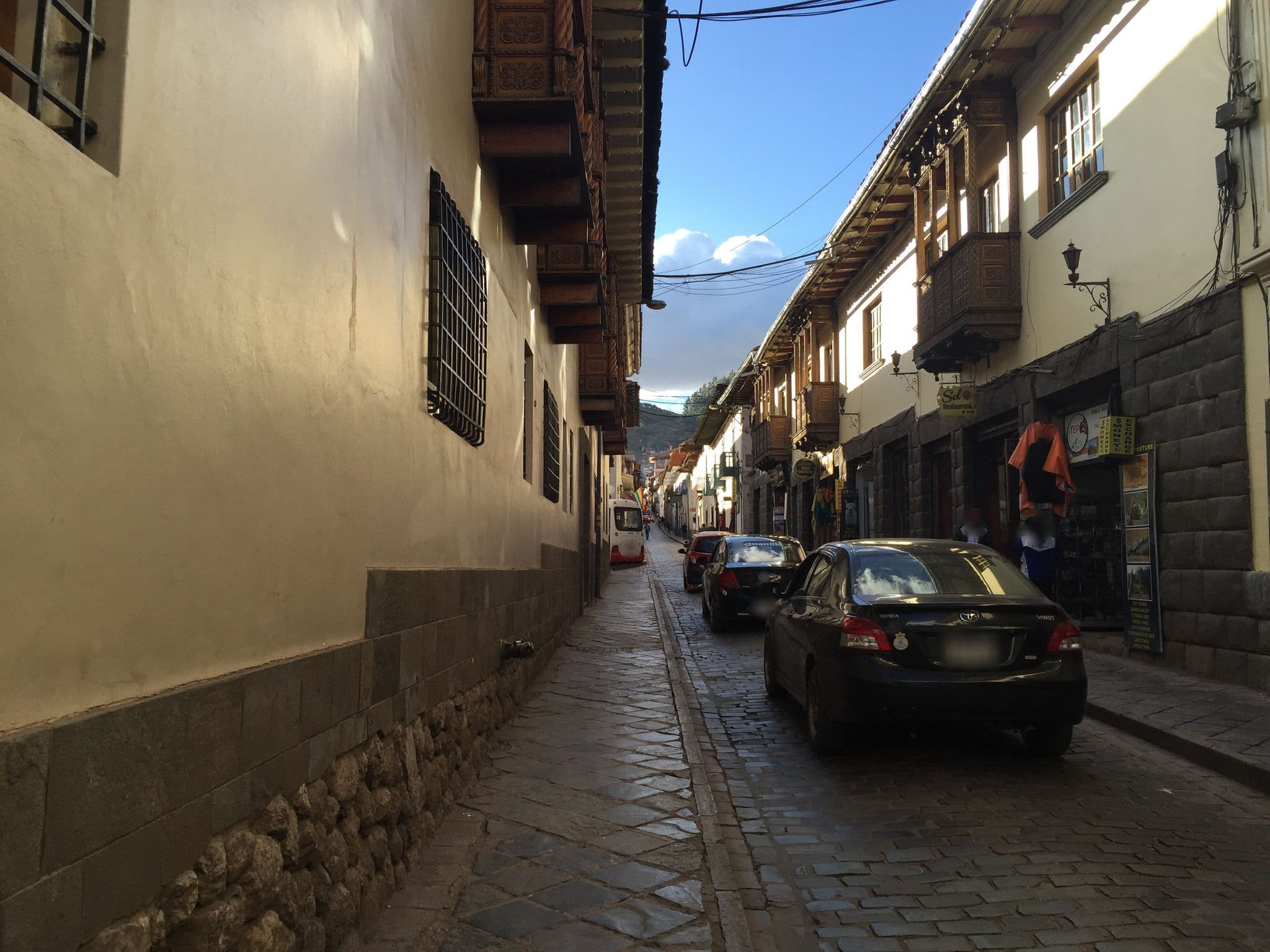 Street view near Sacha Hotel, Wanchaq