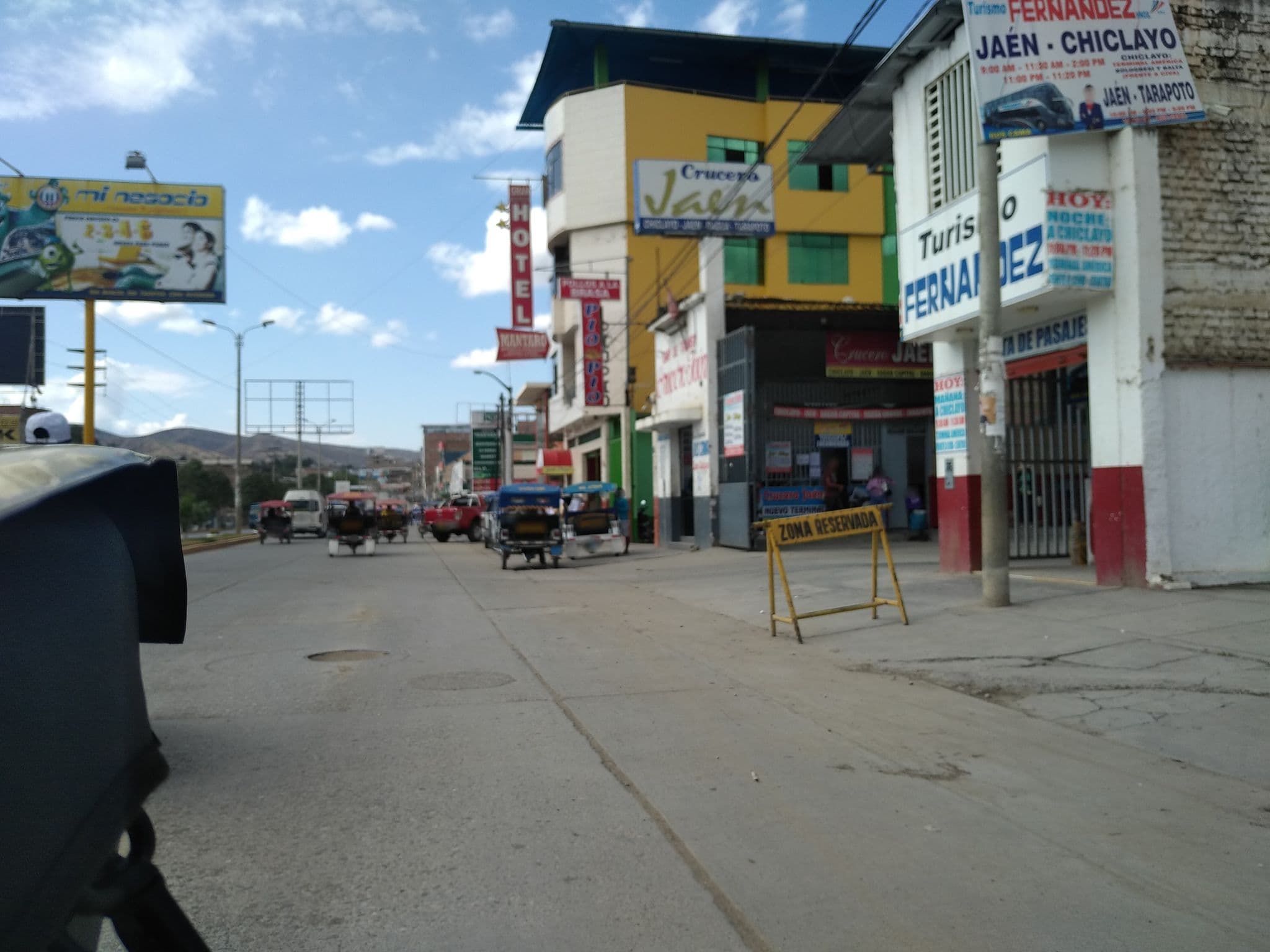 Street view near Gran Hotel Mantaro, Jaén — © nomadmapper (CC BY-SA · Mapillary)