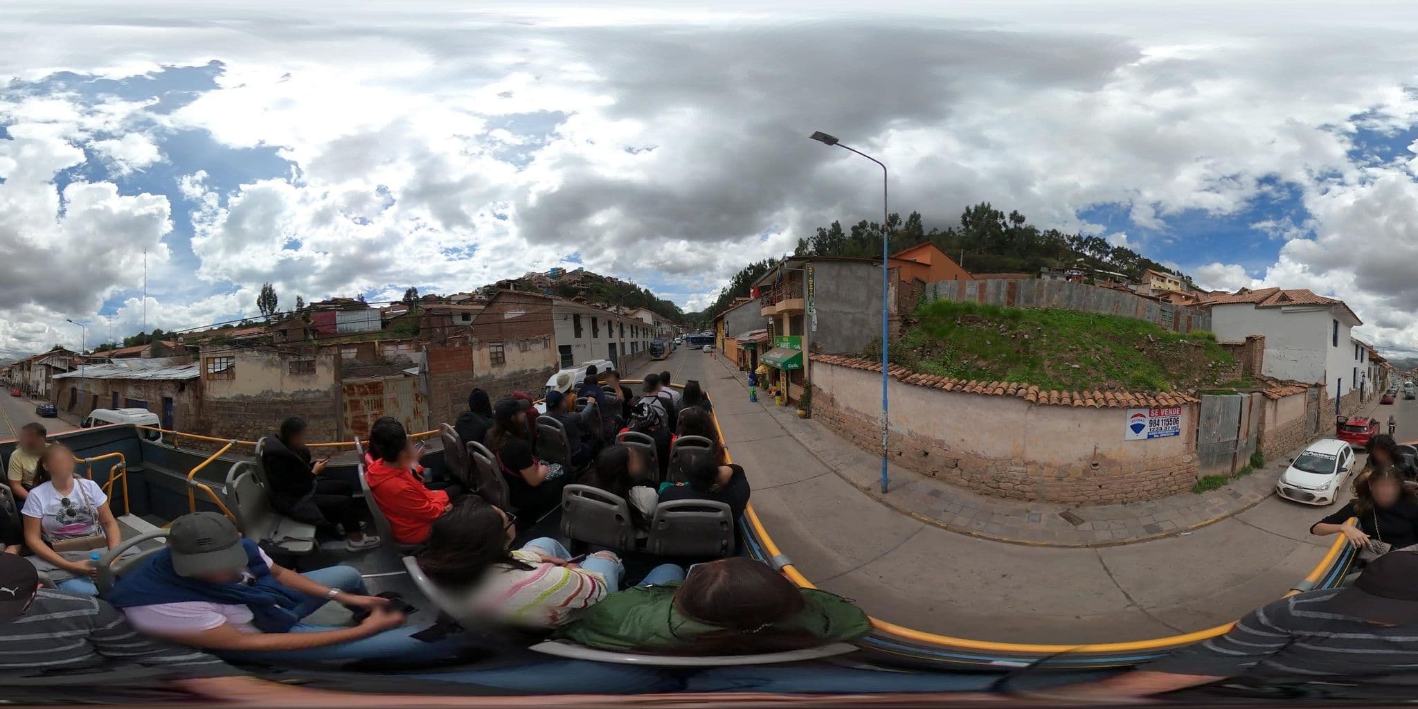 Street view near Terravia, Santiago