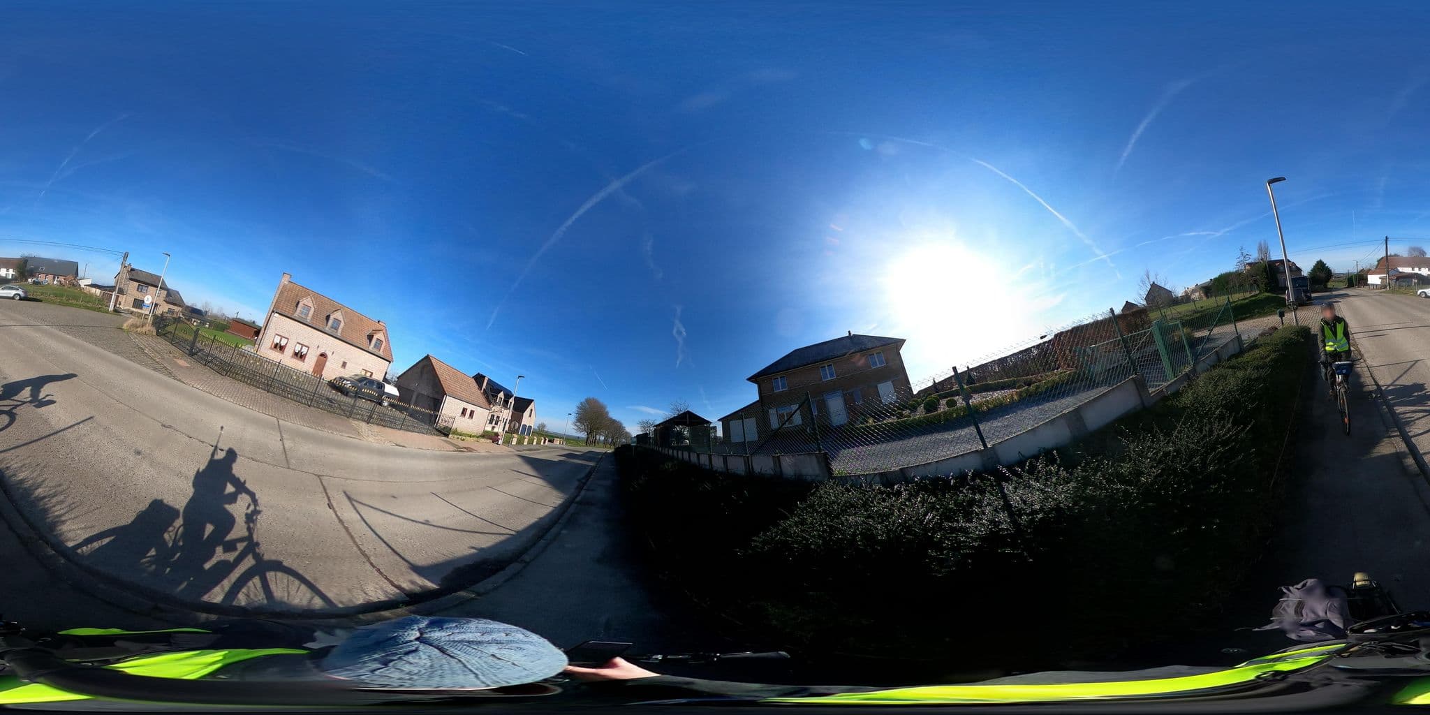 Street view near La Maison de la Rose des Vents, Jauche — © Stefdegreef (CC BY-SA · Mapillary)