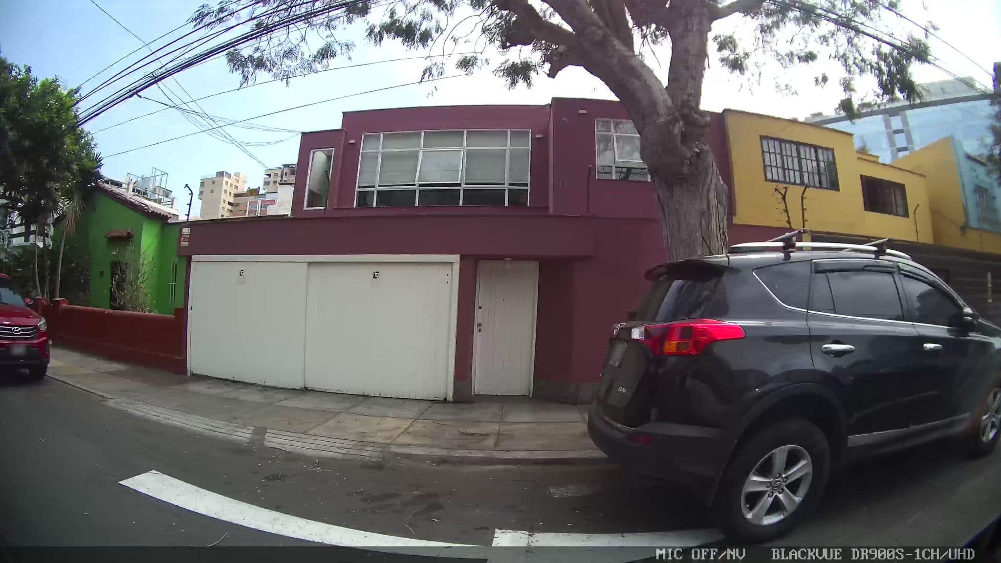 Street view near The Place Hostal, Miraflores