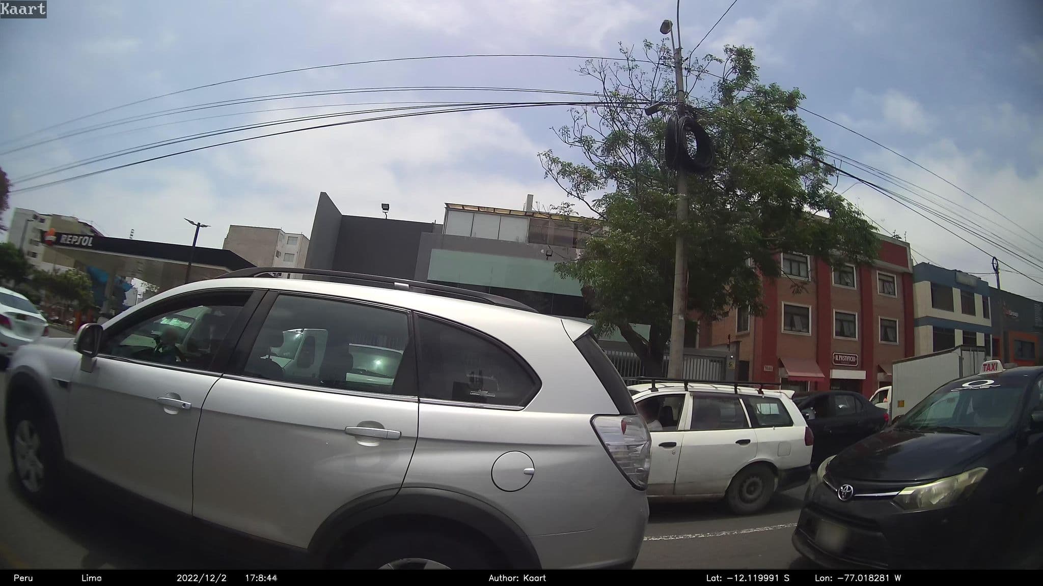 Street view near Zamana Hostal, Miraflores