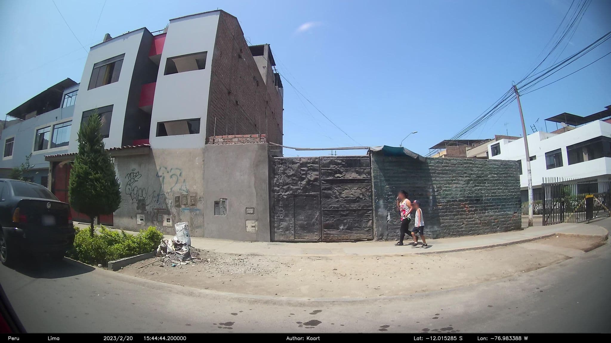 Street view near Hostal Cochera, Santa Anita - Los Ficus — © kaart_2 (CC BY-SA · Mapillary)