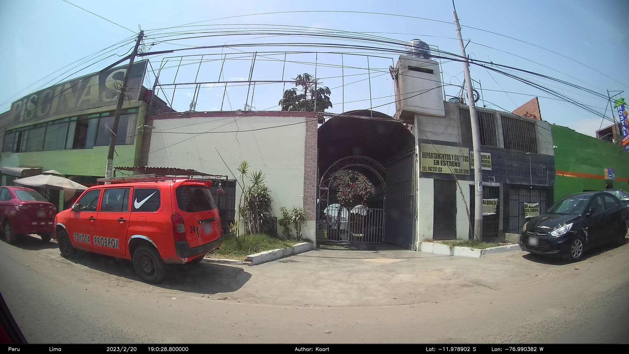 Street view near Hostal Praderas II, Independencia — © kaart_2 (CC BY-SA · Mapillary)