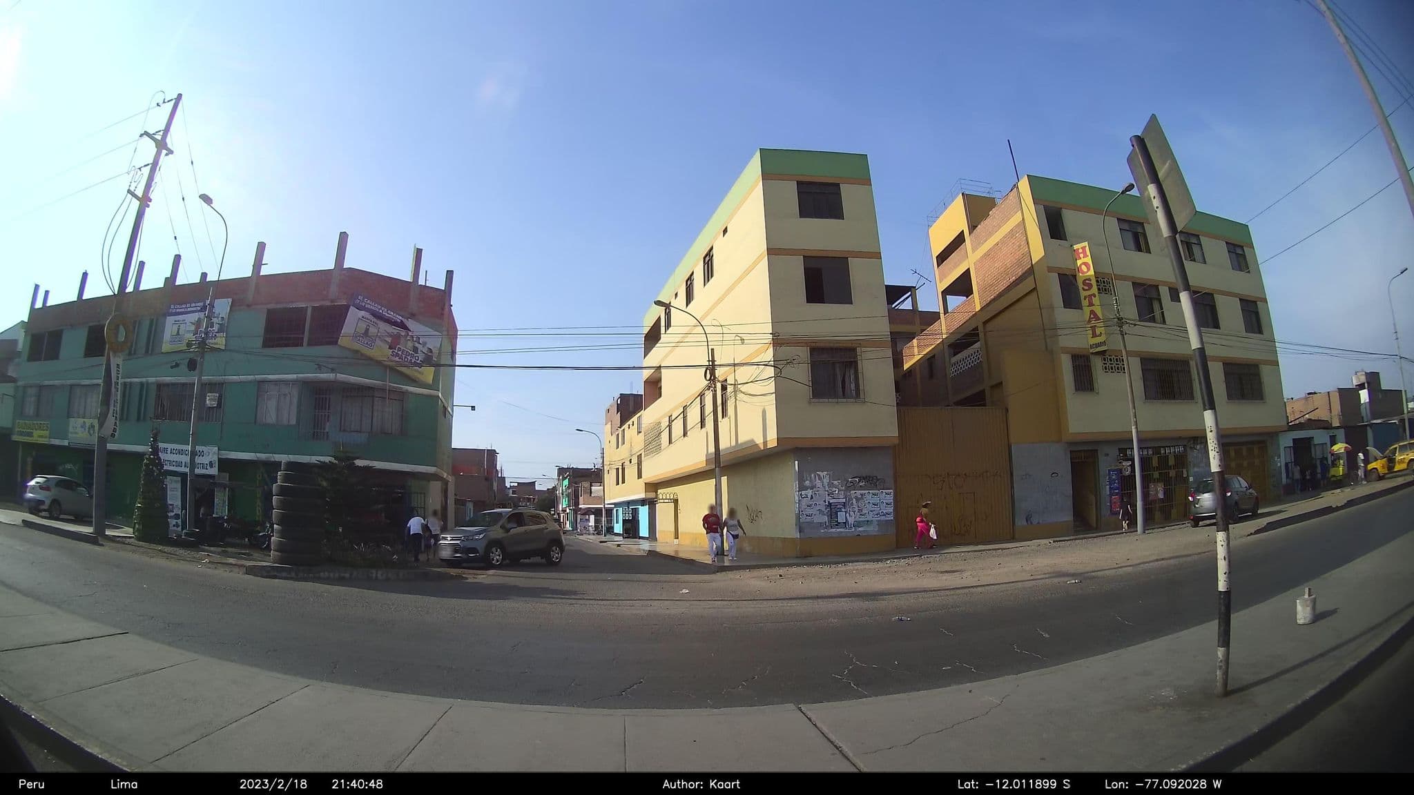 Street view near Hostal Acuario, Carmen De La Legua Reynoso — © kaart_2 (CC BY-SA · Mapillary)