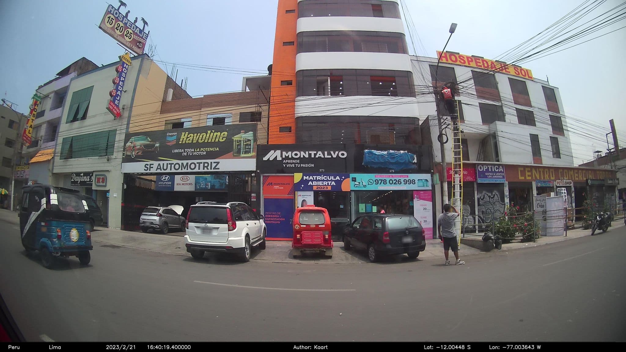 Street view near Hospedaje Rayos del Sol, Independencia — © kaart_2 (CC BY-SA · Mapillary)