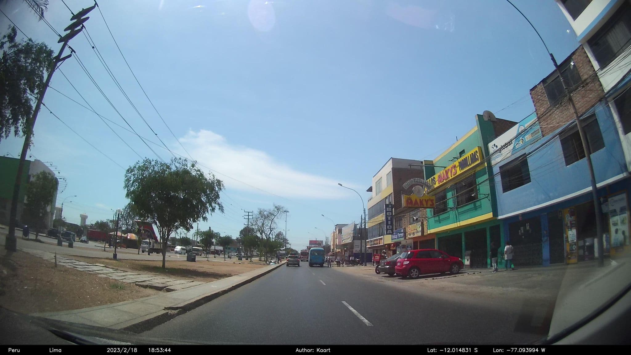 Street view near Hostal Los Dominicos, Carmen De La Legua Reynoso — © kaart_2 (CC BY-SA · Mapillary)