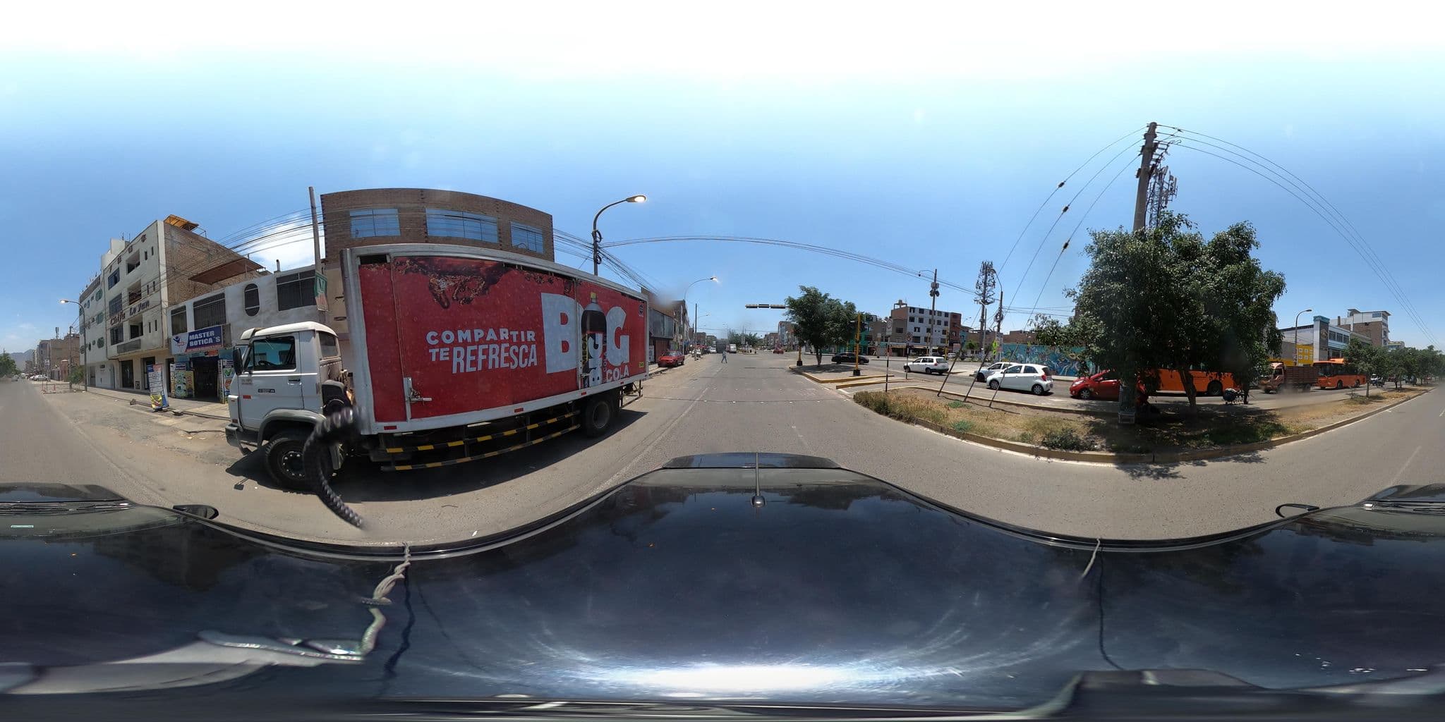 Street view near Hostal Elixir, Independencia — © kaart_2 (CC BY-SA · Mapillary)