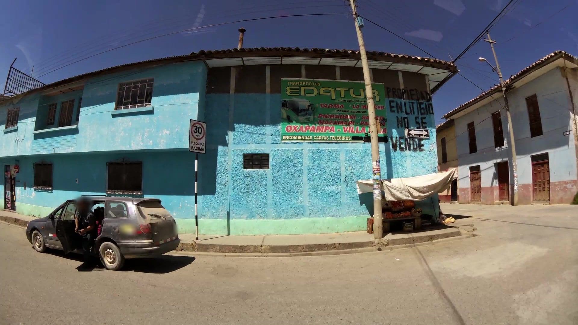 Street view near Hospedaje Kusi, Jauja — © kaartcam (CC BY-SA · Mapillary)
