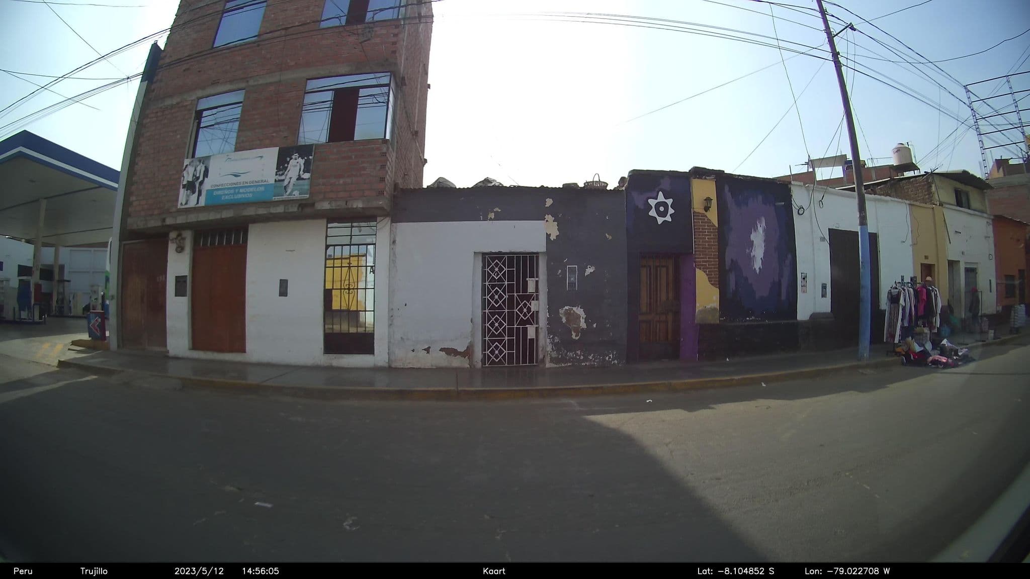 Street view near Hostsl Brooklyn, Trujillo