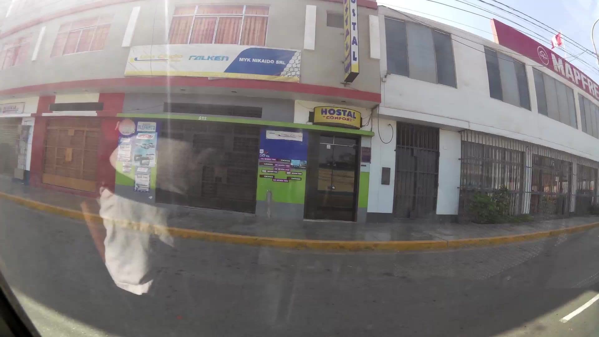 Street view near Hostal Comfort, Huacho — © kaartcam (CC BY-SA · Mapillary)