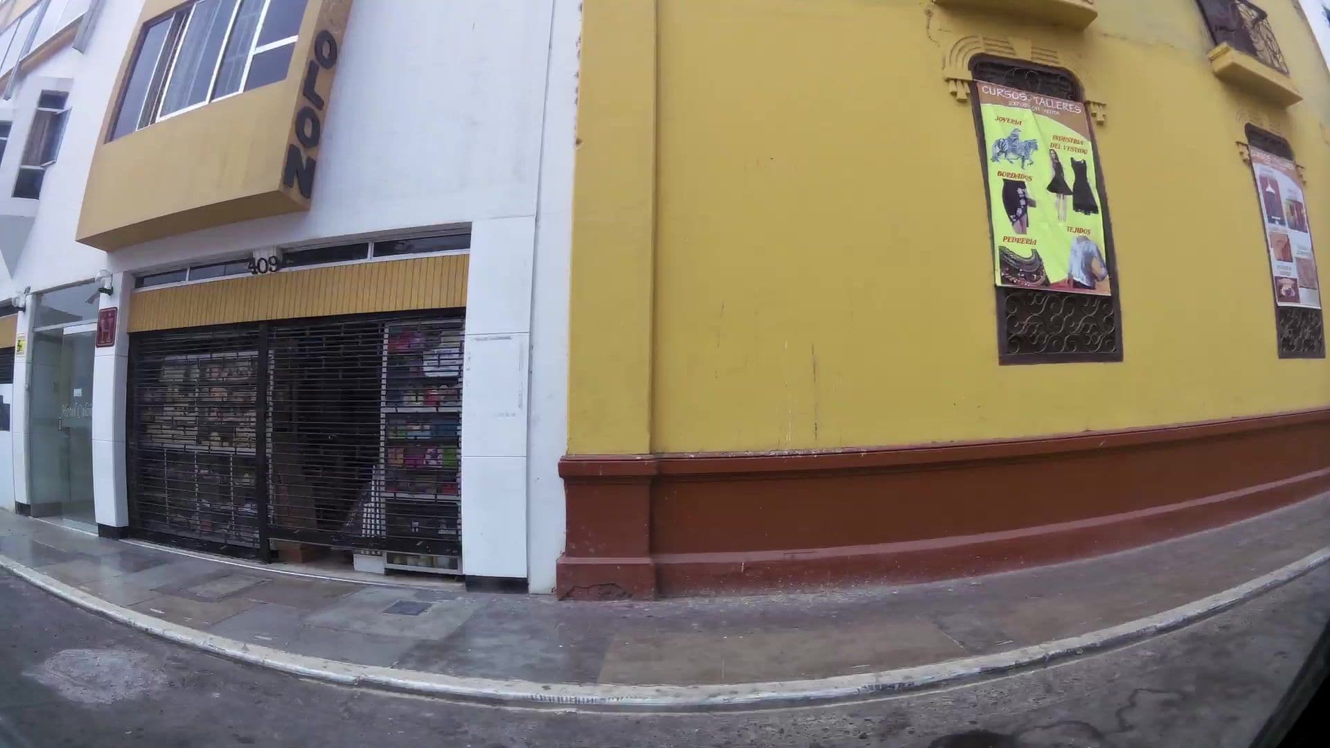 Street view near Hotel Colon, Trujillo — © kaartcam (CC BY-SA · Mapillary)